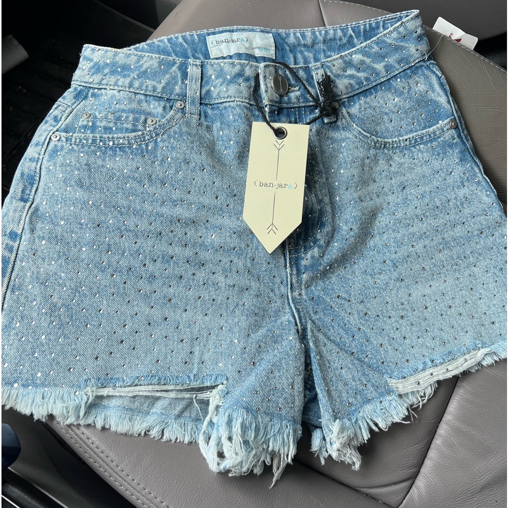 Rhinestone Shorts. New.